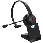 Delton - Casque mono Bluetooth 50X avec réduction de bruit, supra-auriculaire, noir-Équipé de la dernière puce Bluetooth 5.0 avancée, il offre une connectivité stable et fluide.