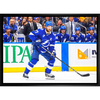 Victor Hedman Tampa Bay Lightning - Toile encadree - 31" x 22"-Impression sur toile de qualité supérieure avec bordures enveloppées