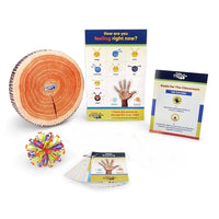 The Calm Caterpillar - Kit de coin calme pour les enseignants-Les élèves adoreront la balle de respiration amusante et le coussin d'assise en souche d'arbre
