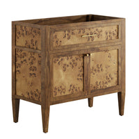 Modway - Elysian 36" Armoire de toilette de salle de bain (lavabo non inclus) - Brown-Vanité de salle de bain moderne
