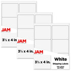JAM Paper Étiquettes postales, 4 x 3 1/3 po, blanc, 360 par paquet-Taille : 4 x 3,33 po