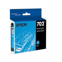 Epson - T702 Cartouche d'encre - Capacité standard - Cyan-Qualité photo supérieure à celle des photos de labo