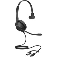 Jabra - Evolve2 30 SE Mono USB-C/A Headset - Teams-Un bandeau en acier renforcé et un design spécialisé exercent une pression douce et uniformément répartie tout au long de la journée.