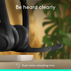 Logitech - Zone 300 casque Bluetooth sans fil avec microphone anti-parasite -Graphite-Audio exceptionnel: les transducteurs audio dynamiques de 30 mm intégrés possèdent des diagrammes de diaphragme personnalisés et réglés avec précision pour offrir un son cristallin pour les appels ainsi que d’autres options d’écoute