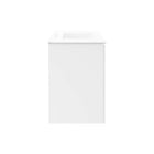 Modway - Bryn Support mural de 36" Vanette de salle de bain - Blanc blanc-Évier en céramique avec comptoir intégré