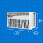 Danby - Climatiseur de fenêtre 6 000 BTU - Blanc-Un puissant ventilateur à 3 vitesses fait circuler l'air