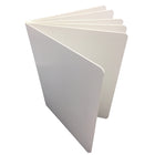 Ashley Productions - Livre cartonné épais vierge - 15,2 x 20,3 cm (portrait) - Blanc - Paquet de 6-Chaque livre comprend 6 planches/12 pages.