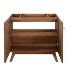 Modway - Soma 36" Armoire de toilette de salle de bain (lavabo non inclus) - Noyer-8