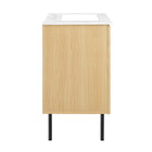Modway - Chaucer 30" Vanette de salle de bain - Oak White-9