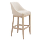 Zuo - Calmo Tabouret de bar - Beige-Bois de frêne massif