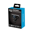 Adesso - CyberTrack K4 Webcam USB 4K, Mise au Point Fixe-Connexion USB filaire pour une performance fiable