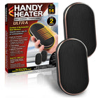 Handy Heater - Chauffe-mains électriques portables à chaleur instantanée - Lot de 2-Design sans fil rechargeable: batterie intégrée qui chauffe en quelques secondes pour une chaleur portable sans câbles