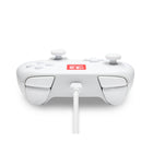PowerA - Manette câblée Advantage  pour Nintendo Switch 2 avec Lumectra - Blanc-Légère et confortable : jouez pendant des heures avec une manette qui tient parfaitement en main grâce à une ergonomie de pointe et des matériaux haut de gamme