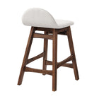 Modway - Juno Tabouret de comptoir - Tissu ivoire - Ensemble de 2-Assemblée requise