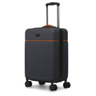 Bugatti - Valise de cabine à coque rigide 18.50po de la collection Cannes - Noir-Fabriqué en ABS/PC léger et résistant avec garniture en PU