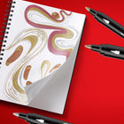 Sharpie - Marqueurs créatifs - Pointe Pinceau - métalliques - paquet de 10-Il n’est pas non plus nécessaire de le secouer! Enlevez le bouchon et laissez libre cours à votre créativité!