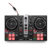 Hercules - Contrôleur DJControl Inpulse 200MK2-Les logiciels Serato DJ Lite et DJUCED inclus, compatibles avec Serato DJ pro