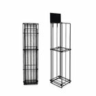 Futech - Présentoir à journaux à deux niveaux - 24 cm (L) x 99 cm (H) - Noir-Son design fin et autoportant permet un gain de place au sol, ce qui le rend idéal pour les halls d'entrée, les bureaux, les magasins et les salles d'attente.