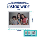Fujifilm - Appareil Instantané Hybride Instax Wide Evo -Miroir pour selfies
