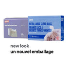 Perk - Sacs transparents extra larges - 31 po x 40 po - Paquet de 20-Paquet de 20