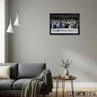 Edmonton Oilers Canavs 2025 Conference Champions - Toile encadree - 31" x 22"-Prêt à accrocher - livré entièrement assemblé