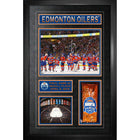 Edmonton Oilers Collage Frame Final Game At Rexall Place - Impression encadree - 23" x 35"-Qualité supérieure - print framed