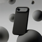 TUFF8 - Étui GlideAir Mag Noir iPhone 17 Air-Surface mate douce : aide à résister aux empreintes digitales et garde votre étui propre et élégant