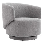 Modway - Celestia Tissu Boucle Chaise pivotante - Gris clair-Chaise pivotante d’accent