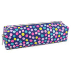 Fashion Stationery - Étui à crayons à pois multicolores - 8.27 L x 2.17 W x 2.17 H po - Multicolore-Pour le rangement des crayons, des stylos et des petits accessoires