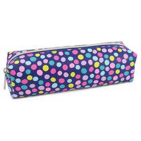 Fashion Stationery - Étui à crayons à pois multicolores - 8.27 L x 2.17 W x 2.17 H po - Multicolore-Pour le rangement des crayons, des stylos et des petits accessoires