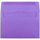 JAM Paper - Enveloppes d'invitation colorées A8 - 5,5 x 8,125 - violet violet recyclé - Paquet de 50-Caractéristiques de l'enveloppe : Fermeture à rabat droit gommé, finition en papier lisse de haute qualité, fabriquée avec 30 % de matériaux recyclés