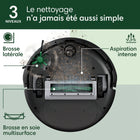 iRobot - Aspirateur robot Roomba 105 avec station de vidage automatique-Nettoyage entièrement personnalisé. Programmez et ciblez des pièces en fonction de votre routine quotidienne et ajustez le nombre de passages de nettoyage et les niveaux de puissance d’aspiration