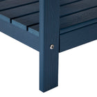 Backyard Lifestyles - Table d'appoint avec tablette - Bleu marine-La beauté du bois sans l’entretien.