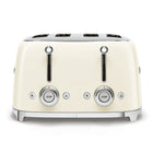 SMEG - Toaster 4 tranches 4x4 - Crème-Obtenez un confort optimal avec le popup de tranches automatique.