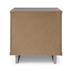 Manhattan Comfort - Table de nuit moderne Granville 18,11" à 2 tiroirs - Gris clair - Lot de 2-Assemblage à domicile requis Tout le matériel inclus