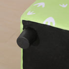 Qaba - Canapé pour enfants, fauteuil avec accoudoirs pour la maternelle, canapé pour tout-petits pour chambre d’enfant, jardin d’enfants avec motif animal mignon - vert-Dossier haut et accoudoirs offrant un excellent soutien  
