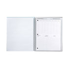 Hilroy - Cahier Ours Loveland - 160 Pages - 10-1/2 po H x 8-5/8 po l, Bleu Foncé -Reliure à spirale argentée
