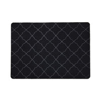 Korhani Studio - Tapis utilitaire lavable et séchable - 3 pi x 4 pi - noir-Conçu pour un usage quotidien dans les zones à fort passage comme les entrées, les vestibules, les garages et les salles de lavage