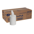 Georgia-Pacific - Serviettes SofPull Centerpull - Blanc - Paquet de 8-Épaisseur 1 pli