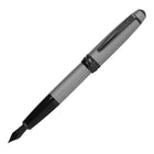 A.T. Cross - Stylo-plume Bailey - gris - plume moyenne-Stylo-plume à encre noire