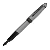 A.T. Cross - Stylo-plume Bailey - gris - plume moyenne-Stylo-plume à encre noire