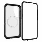 OtterBox - Coque Defender Pro XT transparente avec aimants pour Samsung Galaxy S25 - Dark Side-Design protecteur à double couche maintenant le téléphone en place grâce à un cadre ajusté sous pression