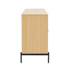 Manhattan Comfort - Magnolia 70,9 po Buffet Moderne - Chêne Naturel-Assemblage à domicile requis Tout le matériel inclus