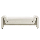 Modway - Waverly Tissu Boucle Banc - Ivoire-Capacité de poids : 661 lb.