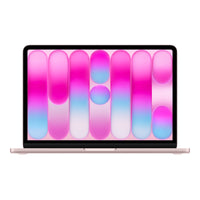 Apple - Portatif MacBook Neo 13 po - A18 Pro - SSD 256 Go - Mémoire 8 Go - Rose pastel-La gamme macbook la plus colorée à ce jour - Offert en argent, rose pastel, agrume et indigo – et muni d’un clavier assorti pour un look parfait. Avec son boîtier robuste en aluminium, MacBook Neo est prêt à vous suivre partout
