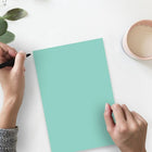 Papier cartonné mat JAM Paper, 21,6 x 27,9 cm, 209 g/m², turquoise, paquet de 25 (296131624)-=VLOOKUP(A291,'[1] Feuille3'!$A:$B,2,FALSE)