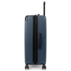 Swiss Mobility - Valsie d'enregistrement rigide 30 po de la collection JFK - Bleu-Intérieur doublé avec panneau de séparation, poches pratiques et sangles de serrage pour garder le contenu organisé et en place