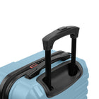 Swiss Mobility - Valsie d'enregistrement rigide 30po de la collection QUAD - Bleu-Système d'extension à fermeture éclair pour 20 % d'espace de rangement supplémentaire