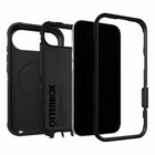 OtterBox - Étui Defender Pro MagSafe avec Contrôle de la Caméra pour iPhone 17 Air - Noir-DROP+ | 7 fois plus de chutes que la norme militaire (MIL-STD-810G 516.6)