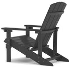 Backyard Lifestyles - Chaise Adirondack - Noir-Design classique et confortable.